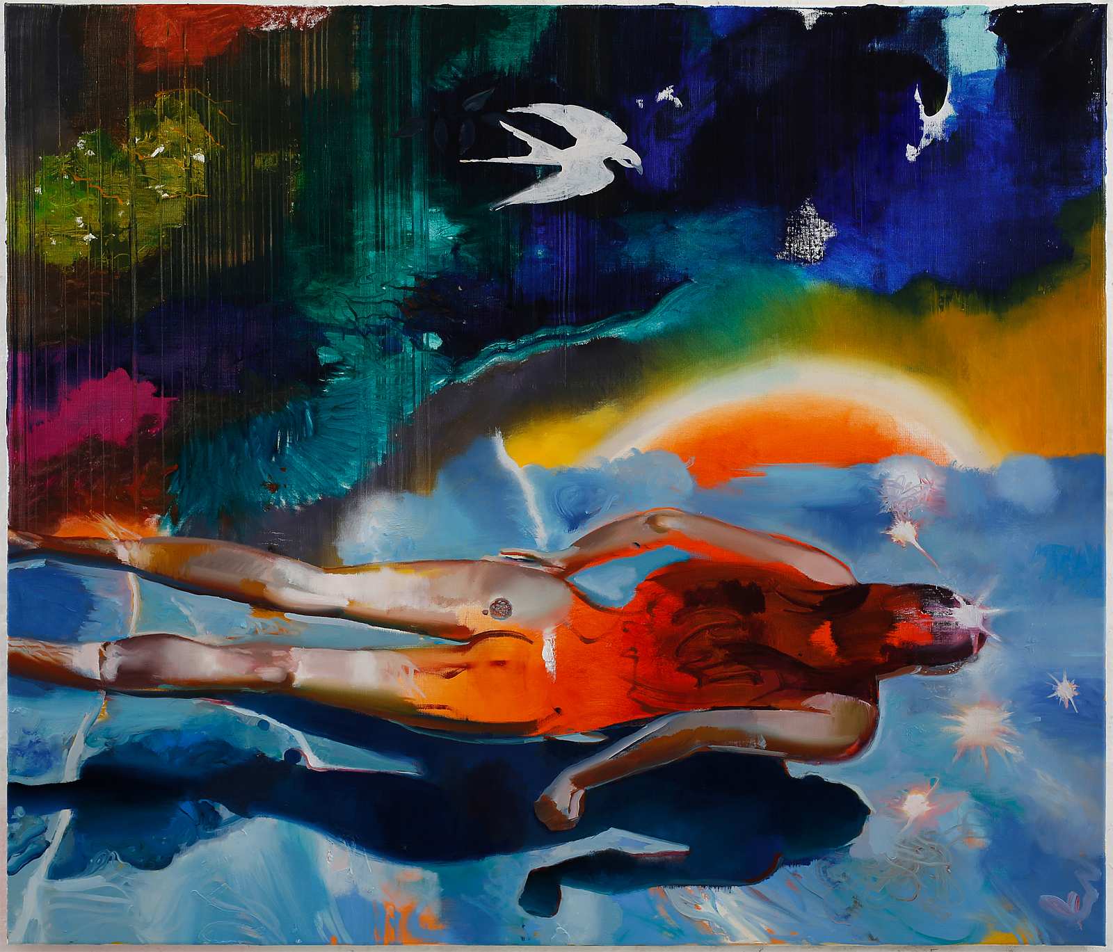 Swallow Tailed Hawk,Painting by Rayk Goetze