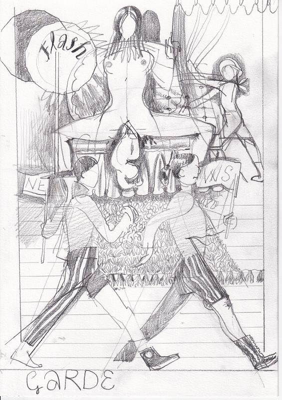 Garde, Painting by Rayk Goetze