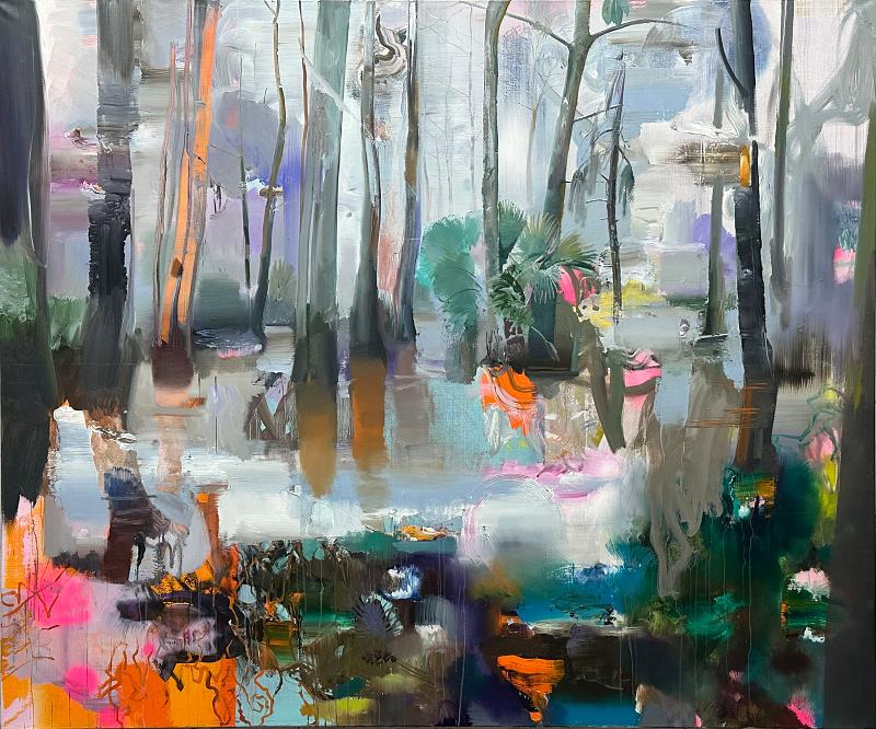 Sumpf (Ophelia), Painting by Rayk Goetze