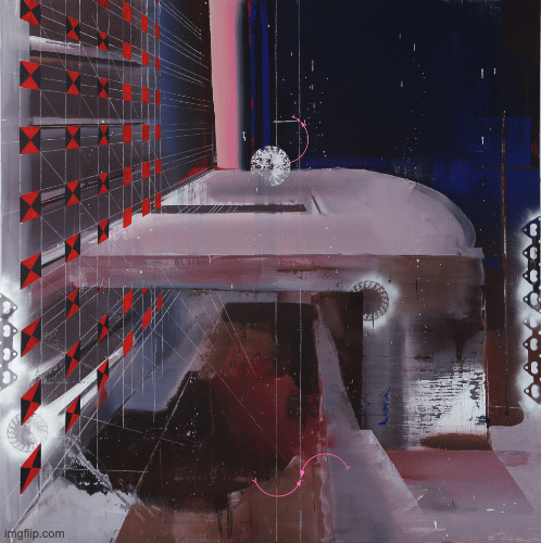 Muttermahl_205×200cm_Oil,Acrylic on Canvas_2015 to November 2025