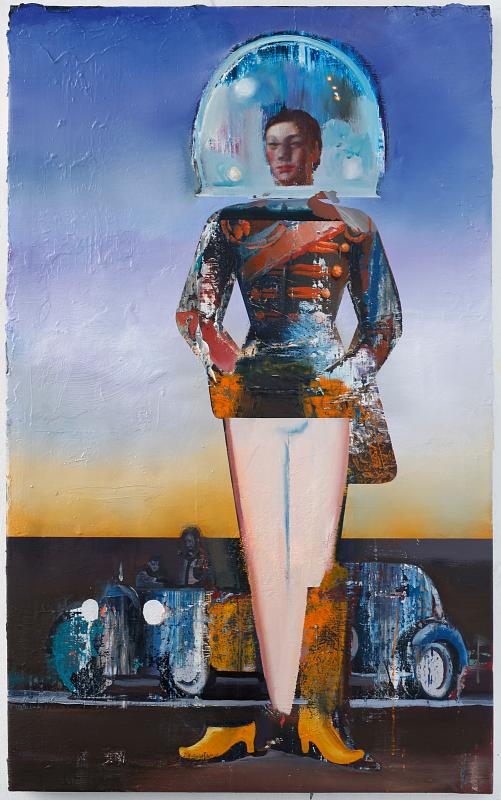 Flugschüler, Painting by Rayk Goetze