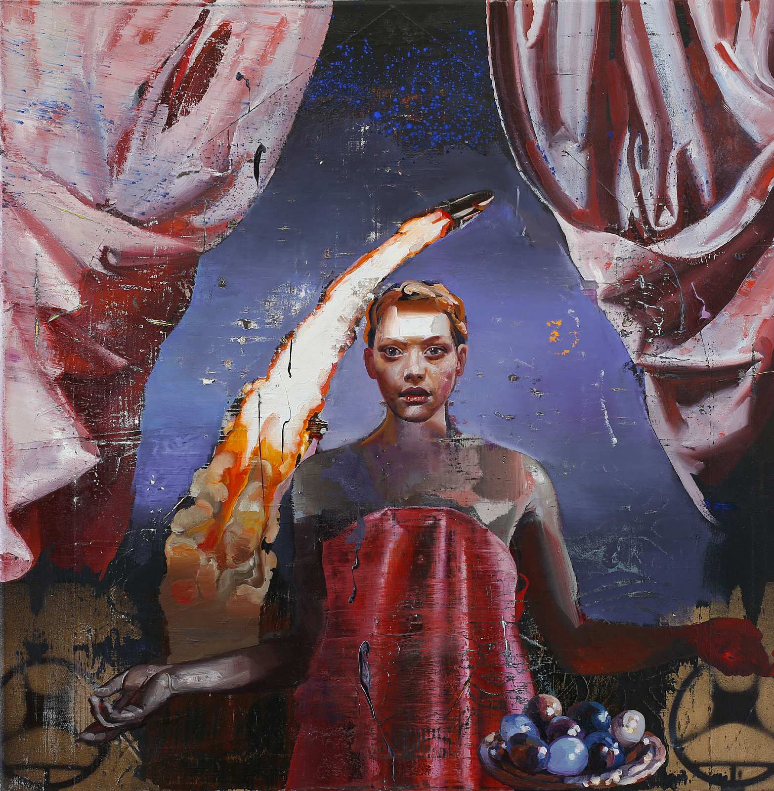 Glory,Painting by Rayk Goetze