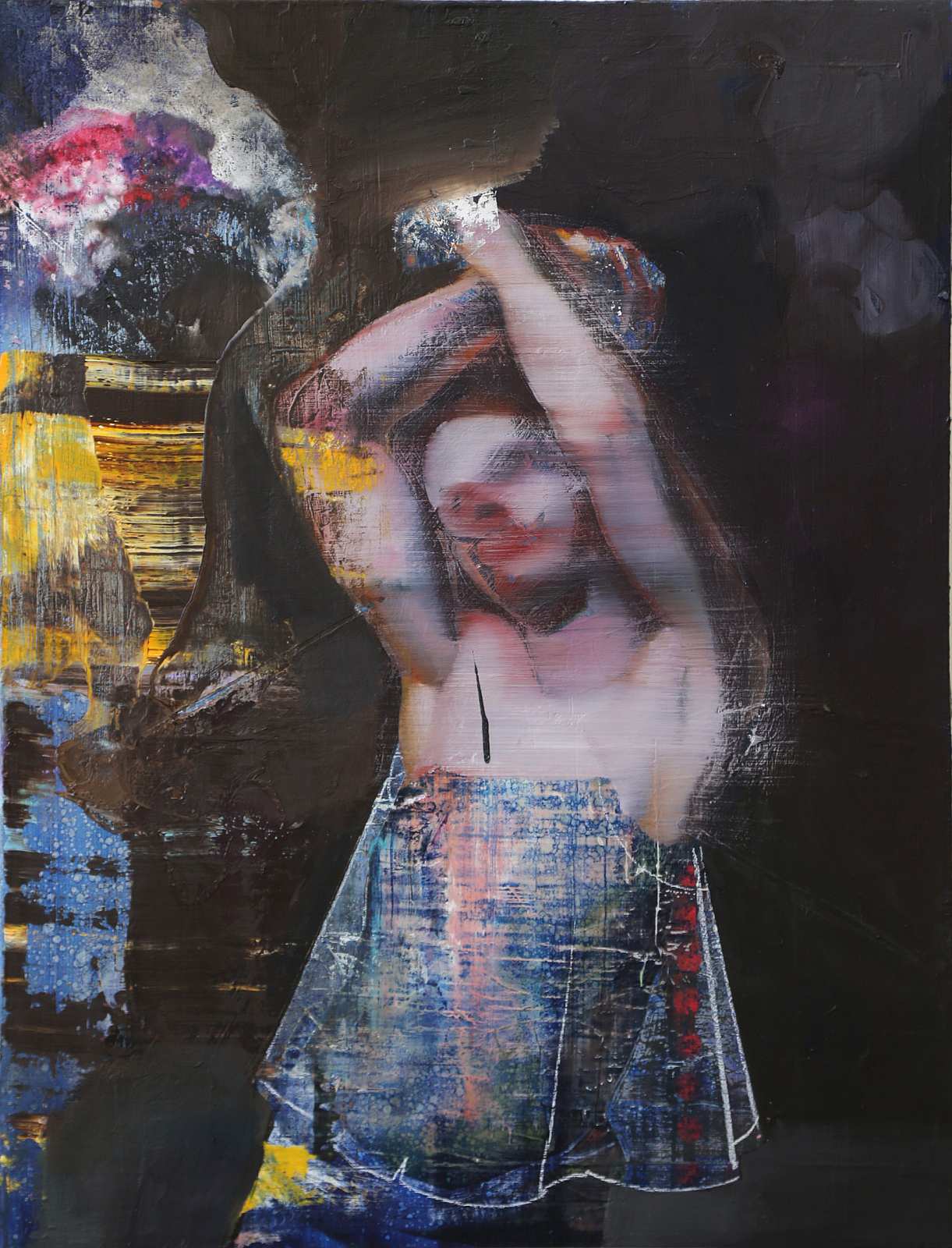 Hey little Raver,Painting by Rayk Goetze