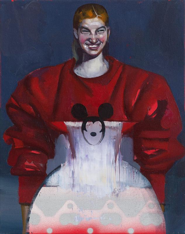 Madonna (Study 2), Painting by Rayk Goetze