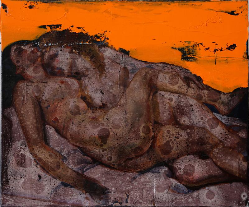 Courbetinage, Painting by Rayk Goetze