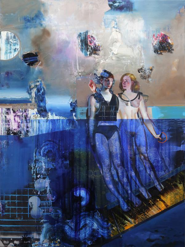 (Palaver), Painting by Rayk Goetze