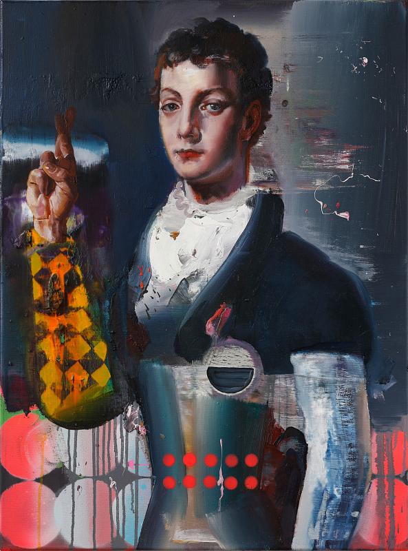 The Artist, Painting by Rayk Goetze