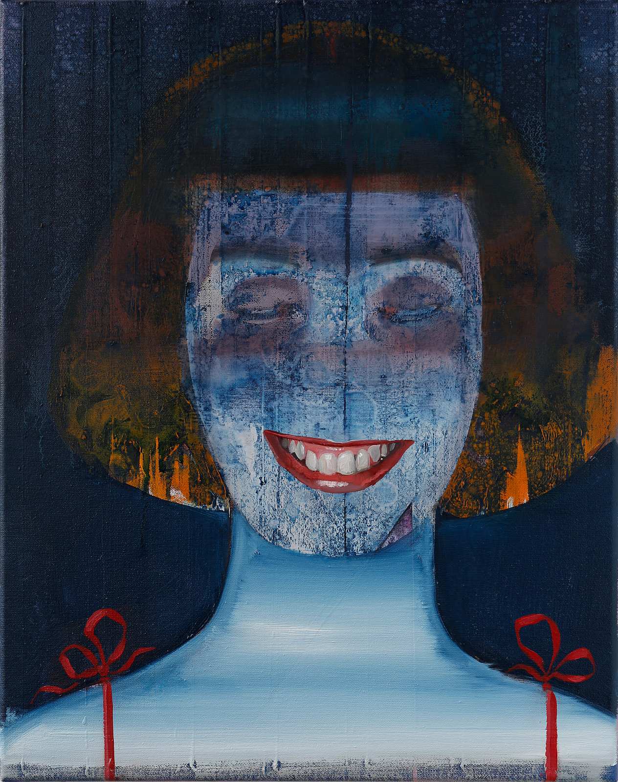The Unknown (Portrait N°1),Painting by Rayk Goetze
