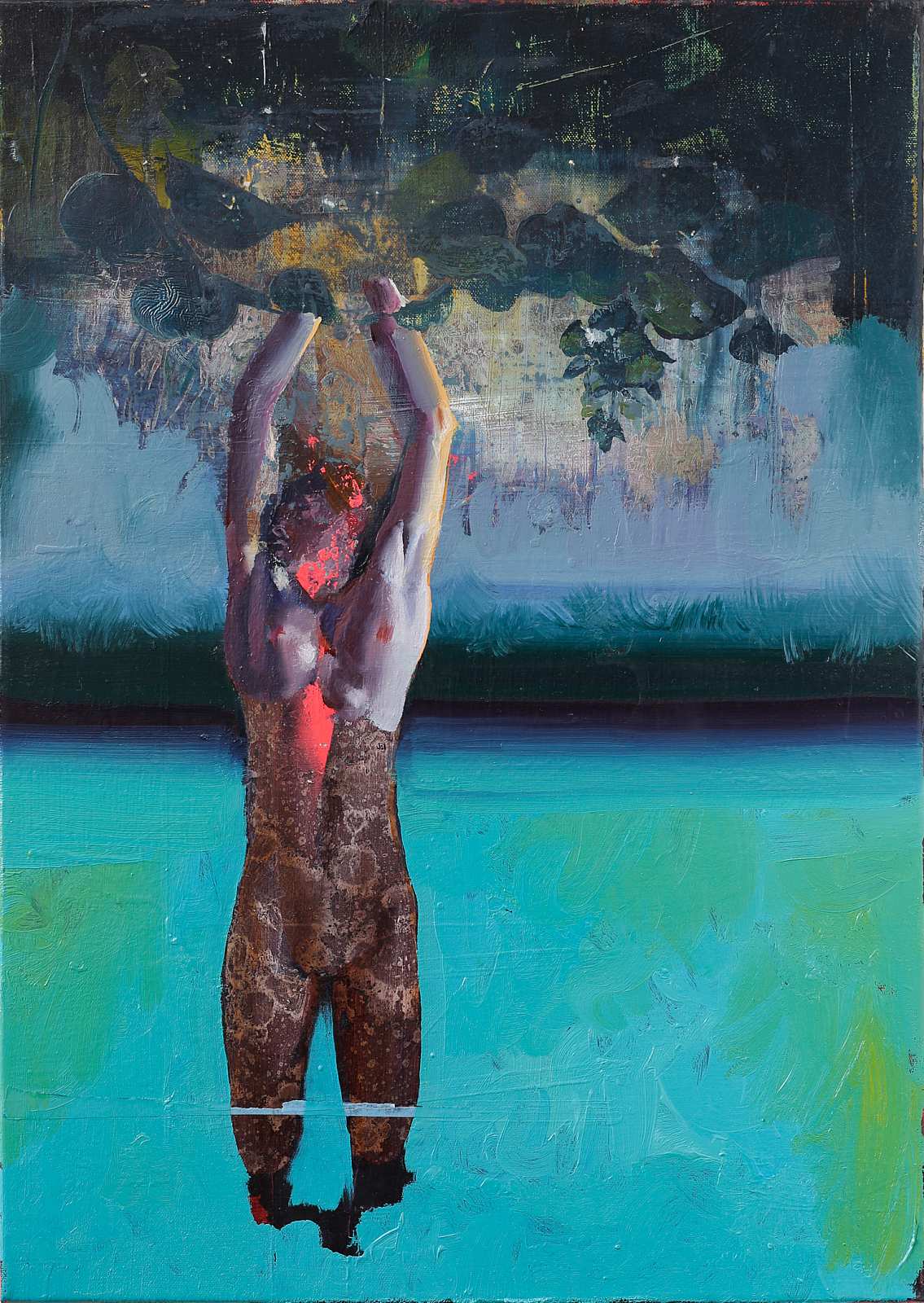 Toccare il fondo,Painting by Rayk Goetze