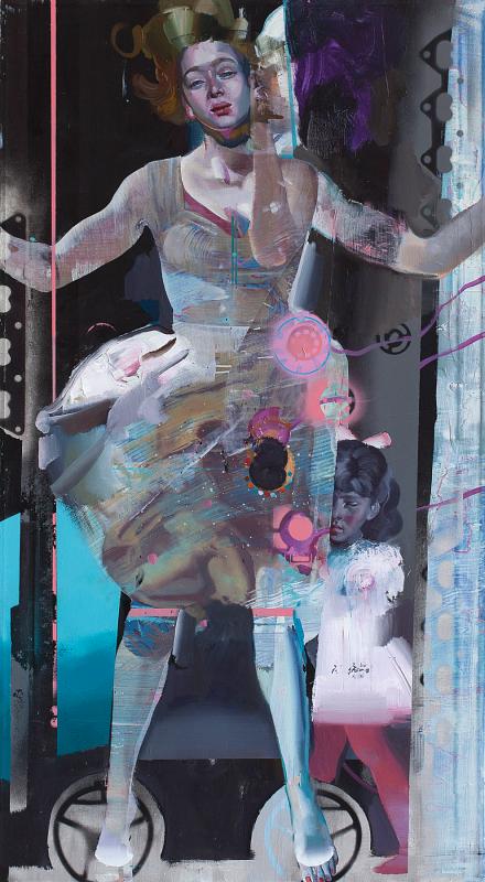 Traumfrau, Painting by Rayk Goetze