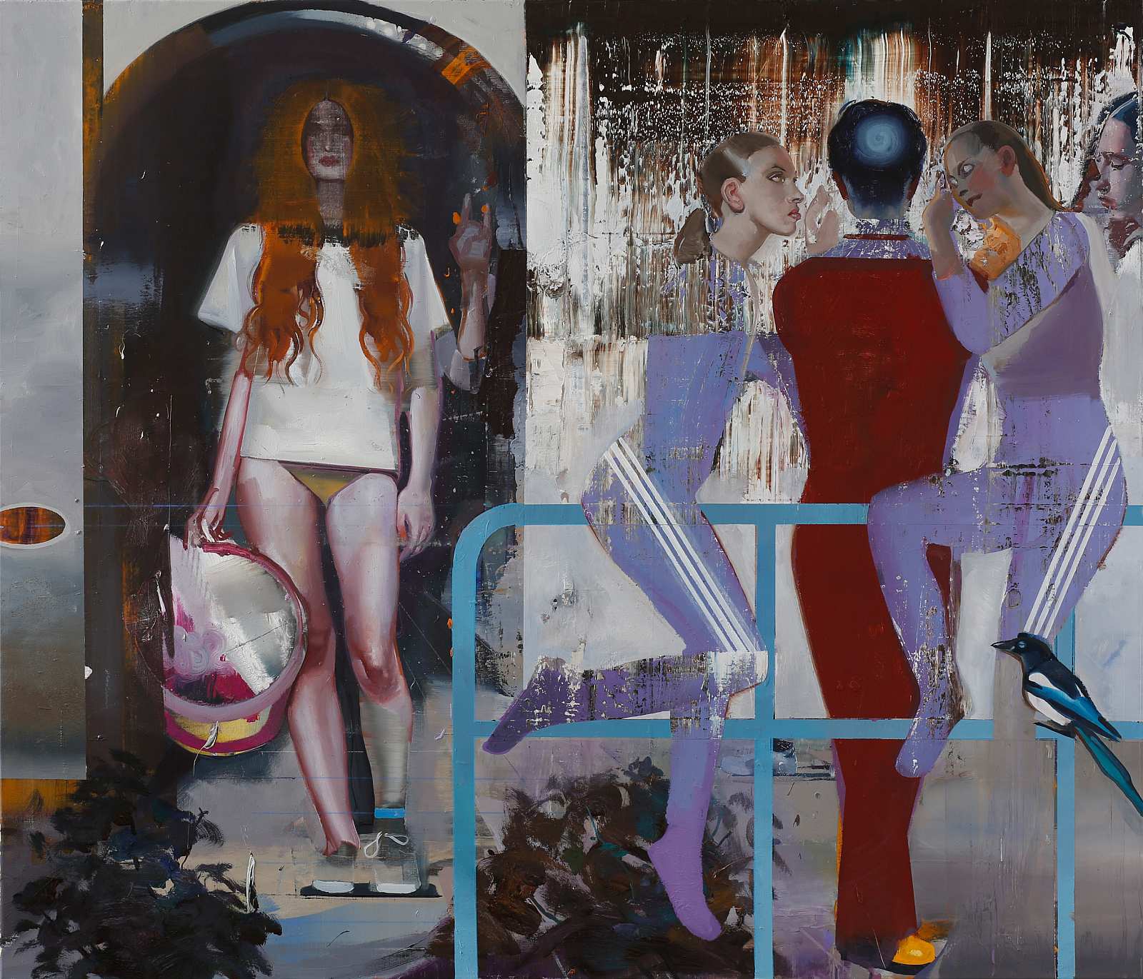 Elsterbad,Painting by Rayk Goetze