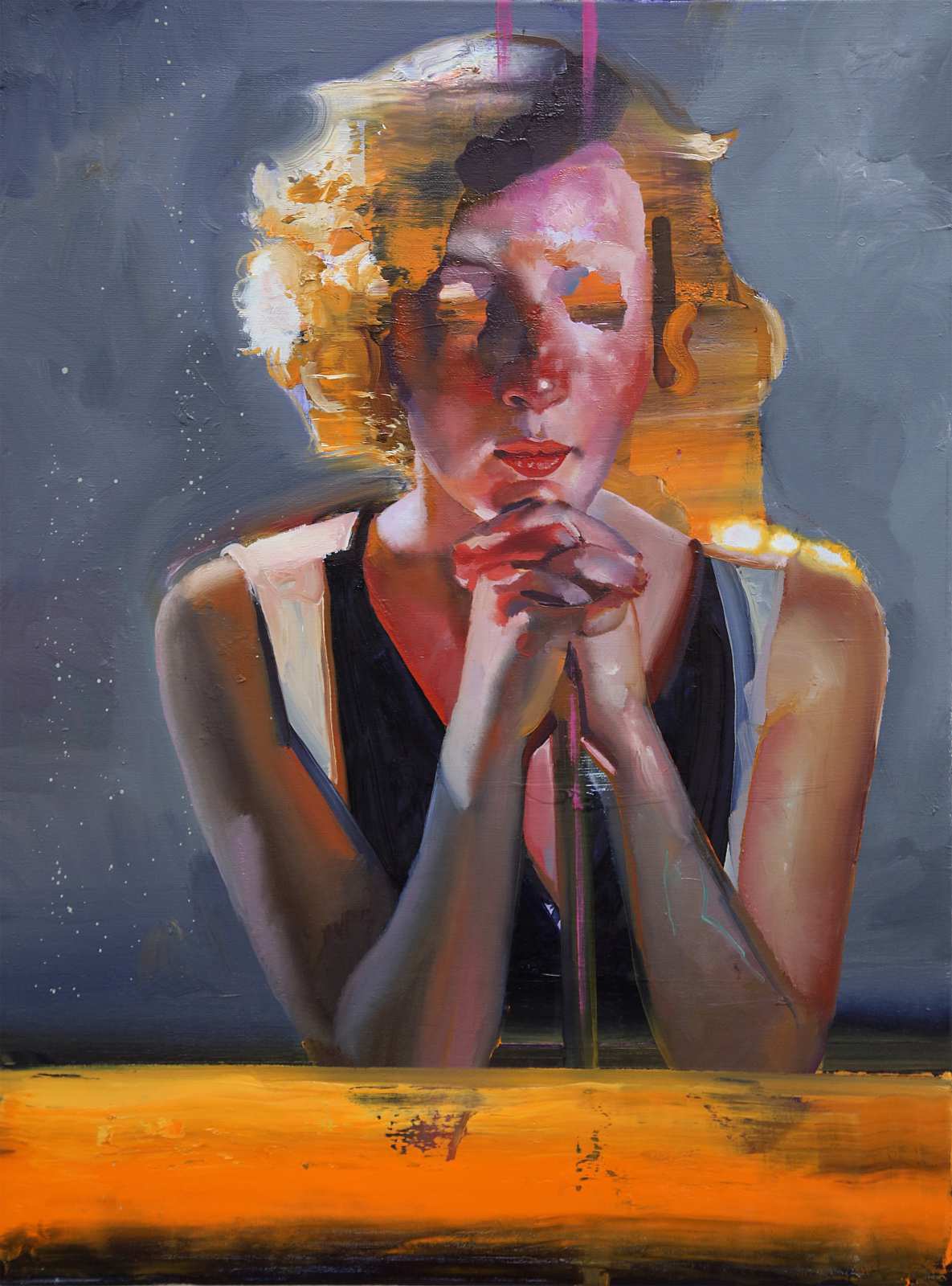 Hüterin (Study),Painting by Rayk Goetze