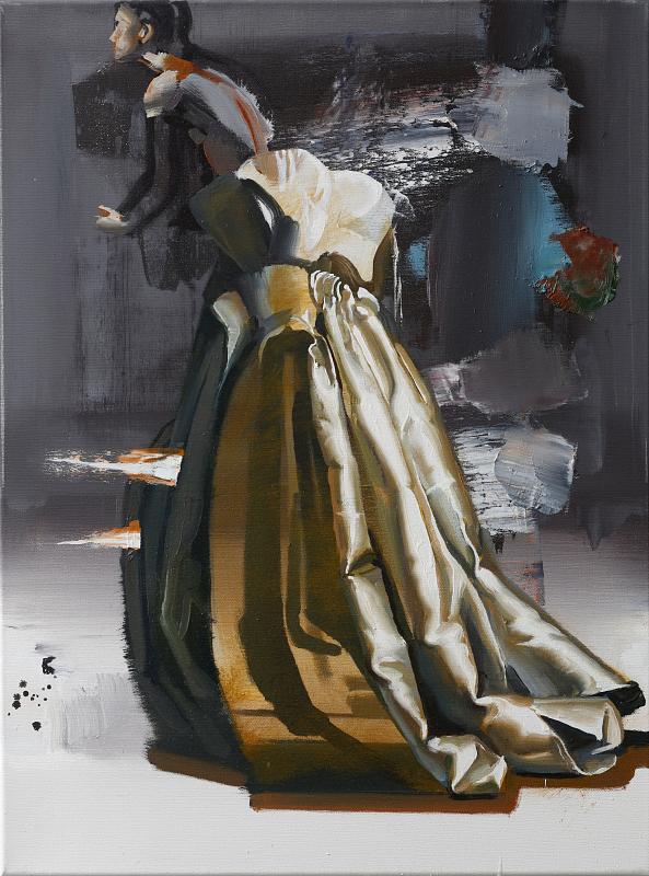 Schleppe, Painting by Rayk Goetze