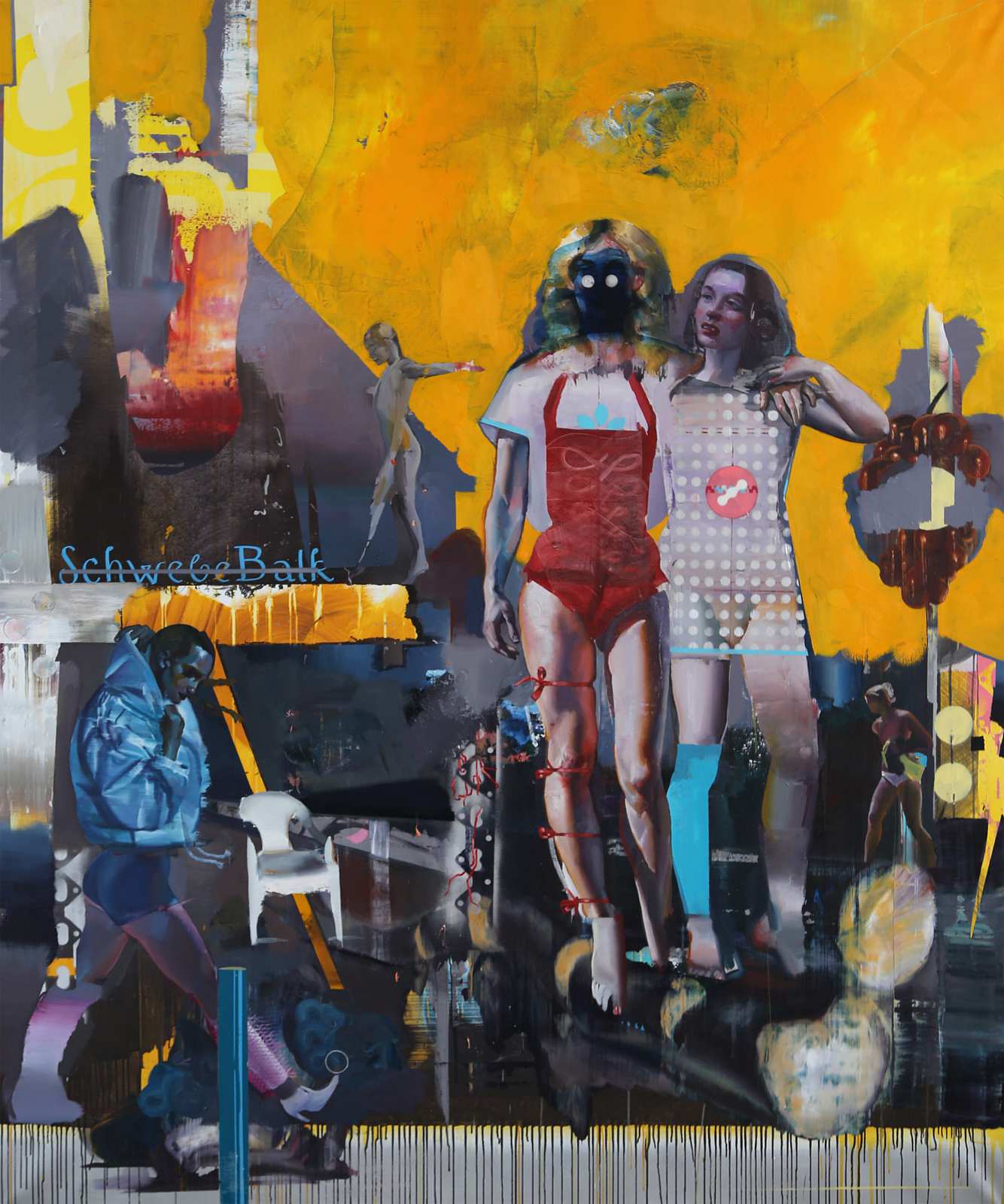 Schwebebalg,Painting by Rayk Goetze