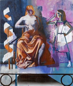 Thron (2),Painting by Rayk Goetze