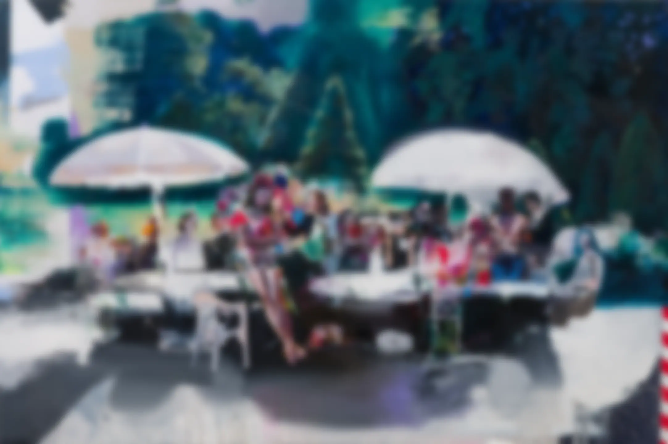 "Tafelbild" 200&times;300cm, Oil on canvas, 2024